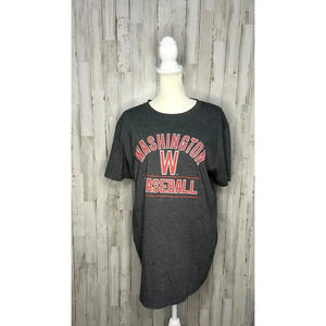 NWT Washington Nationals Men's 2XL‎ Charcoal Gray Baseball T-Shirt Short Sleeve